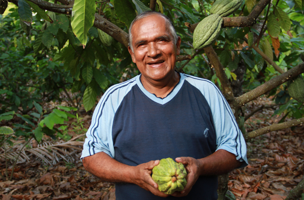 Cocoa Farmer Victor Haroleon - Photo Credit: Alter Eco