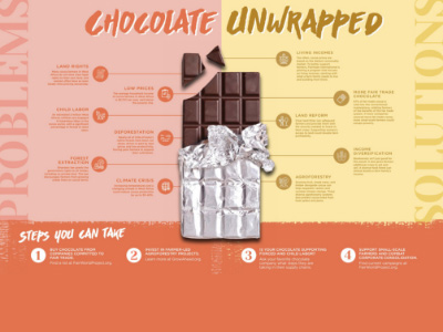 Chocolate bar infographic
