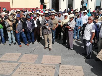 Small-scale Farmers in Mexico Protest Nestle Coffee