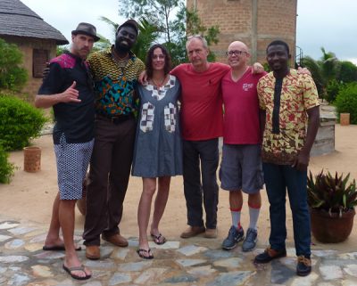 David Bronner, Olowondjo Tchala, Dana Geffner, Gero, Ryan Zinn in Togo