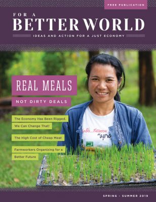 For a Better World Issue 18 - Spring Summer 2019 - Front Cover