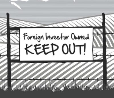 Foreign Investor Owned Keep Out - Land Grabs