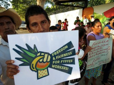Fair Trade Melon Worker on Fyffes' Plantation calls for fairness