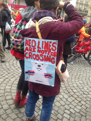 Red Lines are Not for Crossing - Paris 2015