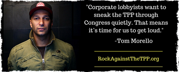 Rock against the TPP